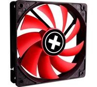 Xilence XPF120.R.PWM Ventilateur de boîtier silencieux 120mm, 4PIN, installation facile, câble 340mm, avec PWM, Hydro Bearing, bon flux d'air, idéal pour PC Gaming/Office/Home/Server, rouge/noir