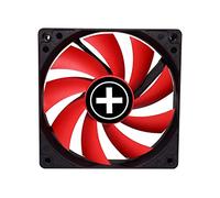 Xilence XPF120.R.PWM Ventilateur de boîtier silencieux 120mm, 4PIN, installation facile, câble 340mm, avec PWM, Hydro Bearing, bon flux d'air, idéal pour PC Gaming/Office/Home/Server, rouge/noir