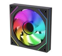 Xilence XPF120U.ARGB Ventilateur de boîtier Gaming 120 mm PWM ARGB, Infinity Mirror, Hydro Bearing, fonctionnement silencieux et anti-vibrations jusqu’à 27 dB(A), câble jusqu’à 550 mm