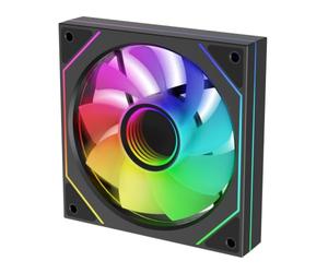 Xilence XPF120UR.ARGB Ventilateur de boîtier PC Gaming 120 mm Reverse PWM ARGB, Infinity Mirror, palier Hydro, fonctionnement silencieux et à faibles vibrations jusqu’à 27 dB(A), câble jusqu’à 550 mm