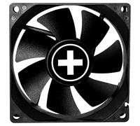 Xilence XPF80.B Ventilateur de boîtier silencieux 80 mm, petit connecteur 3 broches / 4 broches Molex (mâle), installation facile, câble 300mm, palier Hydro, bon débit d’air, PC bureautique/PC gaming