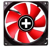 Xilence XPF80.R Boitier PC Ventilateur 8 cm Noir, Rouge ventilateur de boîtier