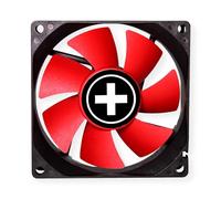 Xilence XPF80.R Boitier PC Ventilateur 8 cm Noir, Rouge, Ventilateur de boîtier