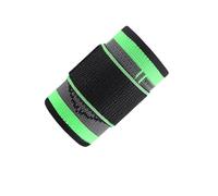 XILEUDUOD Bandes De Poignet Sportives Protège-Poignets Simples, protège-Poignets de Sport, for Badminton, Basket-Ball, enroulement, Protections de Fitness pressurisées(Green,XL)
