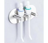 XILIMEN Support de Brosse à Dents, 2 Fentes Auto-adhésives, Support Mural de Rangement de Brosse à Dents pour la Salle de Bain, Support de Suspension de Brosse à Dents en Acier Inoxydable