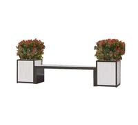 Xilin-872 Banc avec jardinière, Boîte à Fleurs d'extérieur, Combinaison de Chaise Assise, jardinière carrée Commerciale avec siège, Banc de Loisirs en Bois antiseptique Banc de Jardin(L200*D50*H60cm)