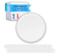 XILMARK 36 Couvercles Pot Yaourt Réutilisables, Couvercles Pot de Yaourt en Verre type La Laitière, Bouchon Yaourt 56 mm