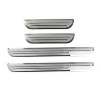 XILUOWUDI 4 Pièces Protection Seuil de Porte de Voiture, Acier Inoxydable Plinthes Autocollant pour Ford Explorer EV SUV 2024, Seuil de Protection Porte Auto Accessoires