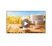 XILYZMO 32 Pouces Publicité LCD Menus Affiche, Affichage Numérique Publicité Boîte D'affichage, Structure Métal Panneau Verre Trempé Système Android Boîte À Lumière TV(B,32寸-70x40cm)