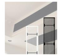 XILYZMO Cache Bouche d'air Décoratif ABS, Grille D'Aération Ronde Porte
