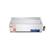 XILYZMO Chauffe-Plats Qualité Professionnelle Acier Inoxydable, Électrique Bain-Marie Chauffe-Plats, avec Thermostat Réglable Table À Vapeur pour Buffets Traiteur Restaurants(84X37X22cm)