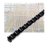 XILYZMO Convoyeur Rouleau À roulettes Tables Travail Manutention Rayonnage Dynamique Convoyeur Rayonnage Dynamique Système À Gravité pour Palettes Marchandises Outils(Gris foncé,1m/44x38mm)