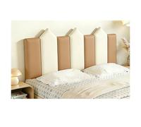 XILYZMO Coussin Tête De Lit Rembourré,Dosseret Mural Lecture,Support Matelas Plateforme Cuir PU 4cm Mince Panneau Bois(A,160x60x4cm)