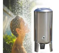 XILYZMO Entièrement Automatique Pression Puits Réservoirs sous, Verticale Eaux Agricoles Stockage d'eau Système, avec Kit Montage Acier Inoxydable Stockage sous Pression(300L-50x155cm)