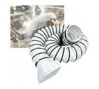XILYZMO Gaine Flexible PVC 8/11/18", Tuyau Ventilation avec Collier
