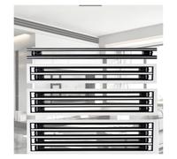 XILYZMO Grilles D'Aération À Lamelles ABS, Cache Bouche d'air pour Plinthe