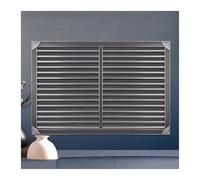 XILYZMO Maison Décoratif Bouclier Ventilation Grille, Alliage D'aluminium Armoire Aérateur, Facile Grille D'aération À Lamelles Couvercle pour Salon Chambre À Coucher Salle