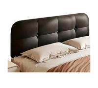 XILYZMO Panneau Mural Rembourré Tête Lit, Adhésif Simili Cuir Silicone Coussin Dossier Auto-Agrippant, Décoration Chambre Adulte(E,120x55x6cm)
