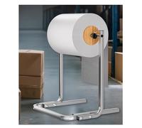 XILYZMO Rouleau Papier Bulle Distributeur Tuyau Galvanisé Coussin À Film Mousse Support Livraison Express Emballage Rack Rangement pour Emballage Déménagement Expédition(30x54x70cm)