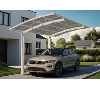 XIMAX Carport en aluminium et polycarbonate Porteforte 60 blanc - 13,3 m² - 78006