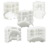 XIMEY Éponge d'Écume, Éponge Absorbant l’Huile, 20 Pièces Éponge Absorbante d'Huile, Eponge Piscine, Éponge Spa, Absorbeur d'Huile Spa pour Piscine, Spa et Bain à Remous