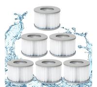 XIMEY Filtre Spa MSPA, Cartouches pour Filtre Jacuzzi Spa, Cartouche de Filtration Réutilisable, Filtre pour Spa Gonflable - Filter Replacement Cartridges, Lot de 4 pour Modèles À Partir de 2020