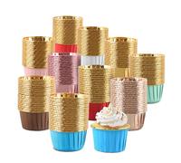 XIMEY Muffin Papier, Caissette Muffins Papier, 200 Pièces Standard, Caissettes Muffins, Renforcées, Caissettes Cupcake, Jetables Moules à Cupcakes pour Cuisson, Fêtes, Anniversaire, Mariage