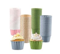 XIMEY Muffin Papier, Caissette Muffins Papier, 200 Pièces Standard, Caissettes Muffins, Renforcées, Caissettes Cupcake, Jetables Moules à Cupcakes pour Cuisson, Fêtes, Anniversaire, Mariage