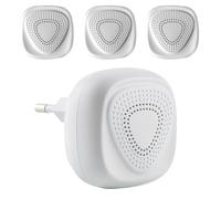 XIMEY Prise Anti Moustique Répulsif à Ultrason, Appareil Anti Moustique pour Intérieur 4 Pièce, Ultrason Souris et Rats Professionnel, Répulsif Anti-Insectes, Protection Contre Les Nuisibles