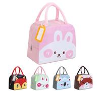 XIMEY Sac Isotherme Repas Enfant, Sac Isotherme Repas Bebe, Sac Isotherme Bebe, Sac Repas Enfant, Sac Isotherme Repas Bebe, Petit Sac Isotherme Repas Enfant (Lapin Rose)