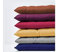 Ximger Coussin de banc rectangulaire 2 à 3 places - 8 cm d'épaisseur - Pour banc de jardin ou balançoire - Pour extérieur et intérieur (155 x 48 cm, rouge)