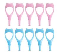 Ximimark Lot de 10 pinceaux applicateurs 3 en 1 pour recourbe-cils