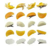 Ximimark Lot de 20 pinces latérales en forme de pétale d'orange, petit et créatif
