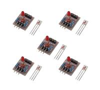 Ximimark Lot de 5 modules de capteur laser non modulateur - Module de détection de récepteur laser - Commutateur de relais 5 V pour Arduino