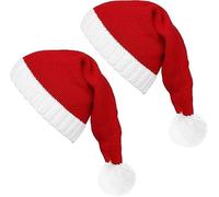 XIMISHOP Lot de 2 chapeaux de Père Noël