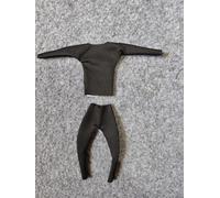 ximitoy T-shirt et pantalon de soldat 1/12 modèle pour Mezco Notaman Gw de 15,2 cm (noir)