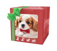 Ximlc Nouveau Chien Robot 2025, Mon Chiot Robot réaliste Qui agit comme Un Vrai Chiot, Animal de Compagnie interactif Intelligent Qui Marche, aboie et remue l'IA for Adultes, Cadeau(Style D)