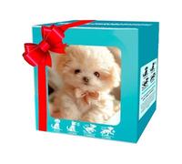 Ximlc Nouveau Chien Robot 2025, Mon Chiot Robot réaliste Qui agit comme Un Vrai Chiot, Animal de Compagnie interactif Intelligent Qui Marche, aboie et remue l'IA for Adultes, Cadeau(Style F)