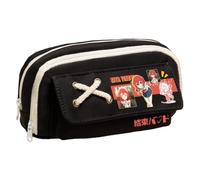 Ximman Gotō Hitori Trousse à crayons Anime Merch Ijichi Nijika Papeterie Sac Yamada Ryo Grande trousse de rangement pour étudiant école Saison Pen Punch Box Cadeau d'anniversaire, Noir 4, 21x5.5x11cm