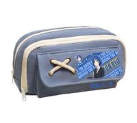 Ximman Gotō Hitori Trousse à crayons Anime Merch Ijichi Nijika Papeterie Sac Yamada Ryo Grande trousse de rangement pour étudiant école Saison Pen Punch Box Cadeau d'anniversaire, Bleu 7., 21x5.5x11cm