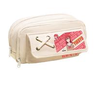 Ximman Gotō Hitori Trousse à crayons Anime Merch Ijichi Nijika Papeterie Sac Yamada Ryo Grande trousse de rangement pour étudiant école Saison Pen Punch Box Cadeau d'anniversaire, Blanc 10