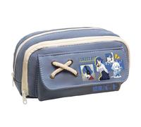 Ximman Gotō Hitori Trousse à crayons Anime Merch Ijichi Nijika Papeterie Sac Yamada Ryo Grande trousse de rangement pour étudiant école Saison Pen Punch Box Cadeau d'anniversaire, Bleu 2, 21x5.5x11cm