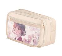 Ximman Katou Megumi Trousse à crayons Anime Katou Megumi Merch Stationery Bag Pen Punch Student School Season Big Storage Pencil Case Pen Box Birthday Gift, Blanc 10., 21x8x13cm, Ensemble cartable