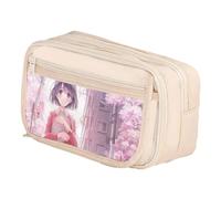 Ximman Katou Megumi Trousse à crayons Anime Katou Megumi Merch Stationery Bag Pen Punch Student School Season Big Storage Pencil Case Pen Box Birthday Gift, Blanc 9., 21x8x13cm, Ensemble cartable
