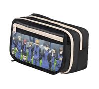 Ximman Trousse à crayons Isagi Yoichi Anime REO Mikage Merch Pen Punch Seishiro Nagi Papeterie Trousse imprimée 3D Sac à crayons Étudiant Saison scolaire Grande capacité Sac de rangement Boîte à