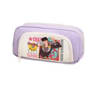Ximman Trousse à crayons Star Platinum Anime Joseph Joestar Merch Pen Punch Kira Yoshikage Papeterie Trousse imprimée 3D Sac à crayons Étudiant Saison scolaire Grande capacité Sac de rangement Boîte à
