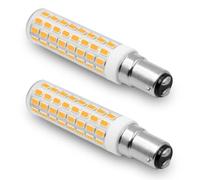 XIMNCHNI 10W Ampoule LED B15D Blanc Chaud 3000K, 1300LM B15D LED Lampe Équivalent 100W Halogène, Ampoule à Baïonnette B15D pour Hotte Aspirante, Machine à Coudre, Lot de 4