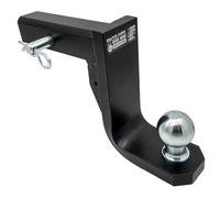 XIMPLIO Adaptateur AHK embouti - Pour véhicules américains - Embout de tube carré (récepteur) 2" - 51 x 51 mm (hauteur -100 mm)