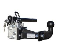 XIMPLIO Rallonge d'attelage pour Porte-vélo Porte-vélos sur attelage - Extensions Convient ? Tous Les Types d'attelages (200 mm avec mécanisme d'inclinaison et Rapid-Lock)