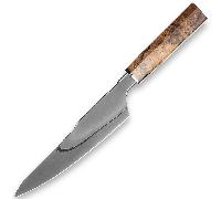XIN CUTLERY XC135 couteau de chef en bois d'érable stabilisé et madré 21,4 cm